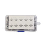 100pcs Fast Blow Glass Fuses Kit 0.2A-20A for Household Use