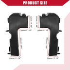 Pair Front Bumper Guide Fender Mount Bracket for Audi A4 (2005–2009) NO.8E0807284E