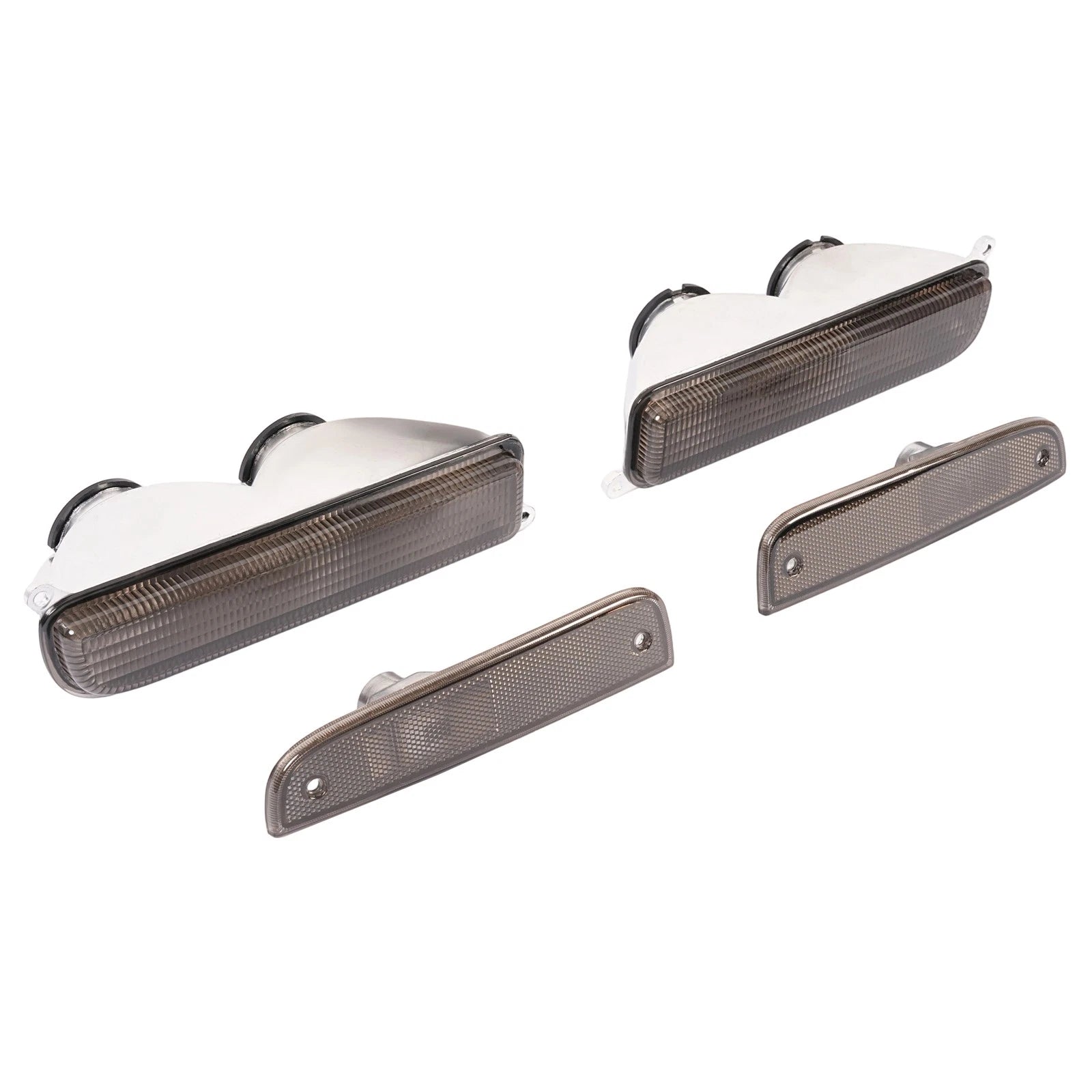 Pair Smoke Corner Bumper Signal Lights for Jeep Cherokee XJ (1997-2001)