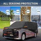 Waterproof Car Cover for Toyota Noah (2014–2023) - Aluminum Film, Zipper