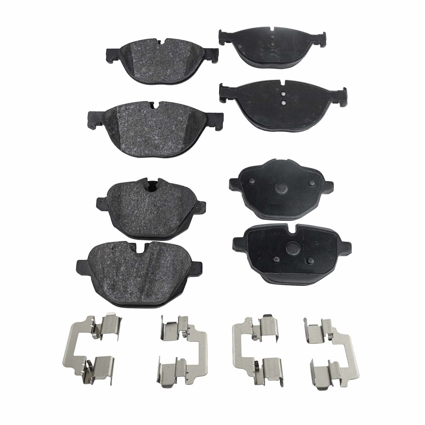 Set of 4 NAO Brake Pads for BMW 535i (2011–2013)