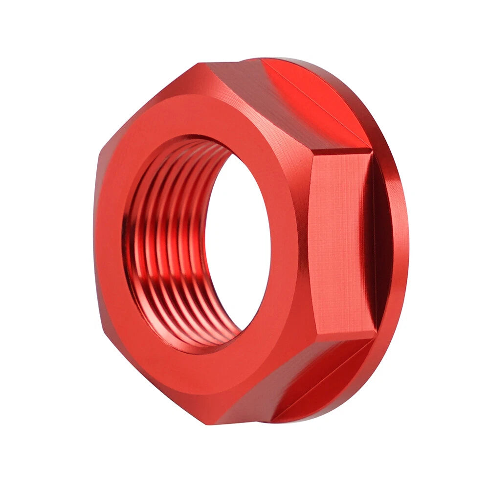 CNC M22xP1.5 Rear Axle Shaft Lock Nut for Honda CRF250R CRF250X CRF450R CRF450X (2004–2023)