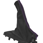 E Brake Boot for Ford Mustang (2015–2020) Black with Purple Stitch