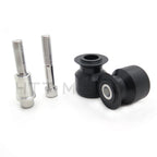 Black Swingarm Spools 10mm for Kawasaki Ninja Z1000, ER-6N, EX250F, EX650, ZRX1100