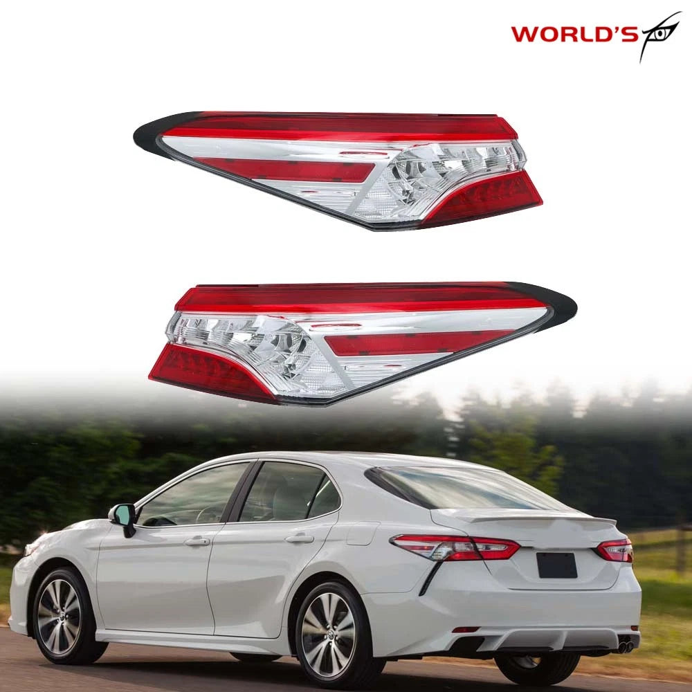 LED Tail Lights for Toyota Camry XLE XSE (2018–2020) Rear Outer Lamps