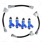 Set of 4 Fuel Injectors 16450-RWC-A01 for Acura RDX RSX TSX Integra (1997–2012)