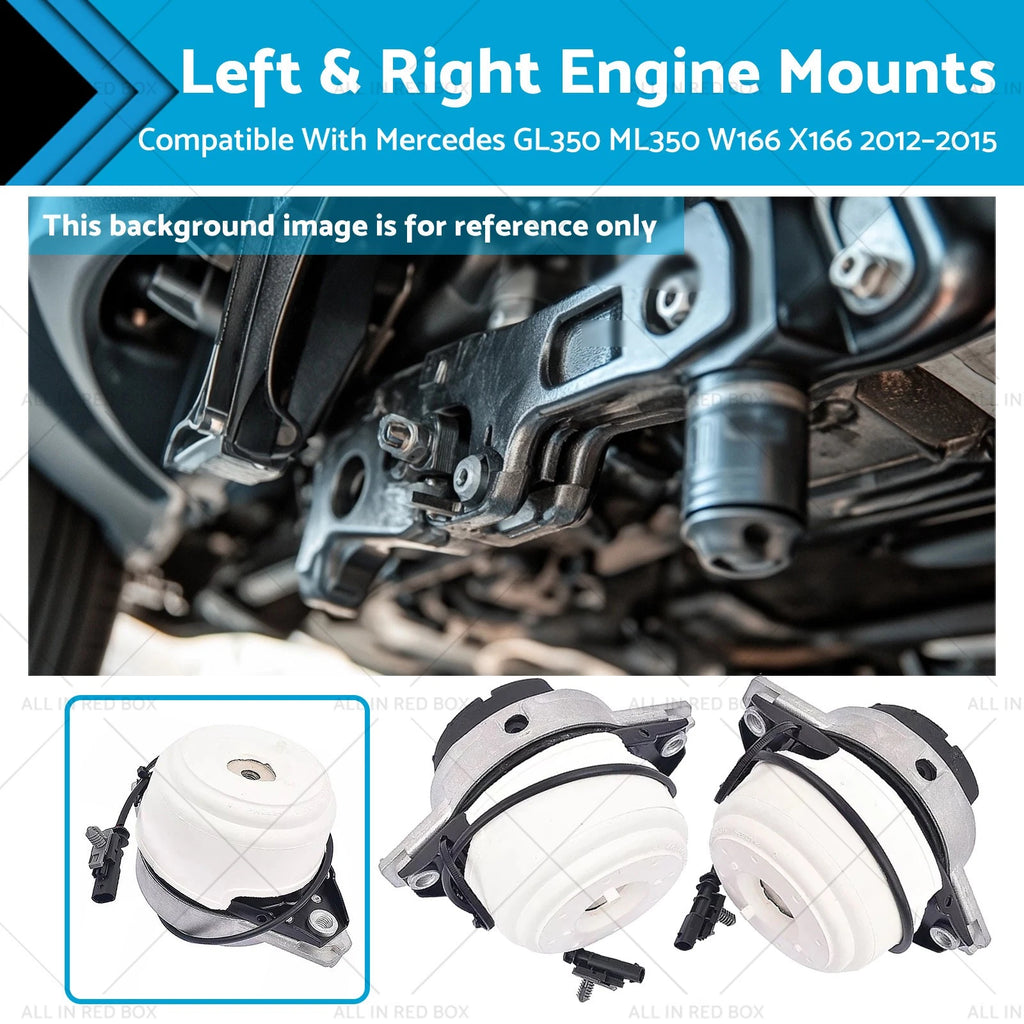 Engine Mounts Set of 2 for Mercedes ML350 GL350 W166 X166 (2012–2015)