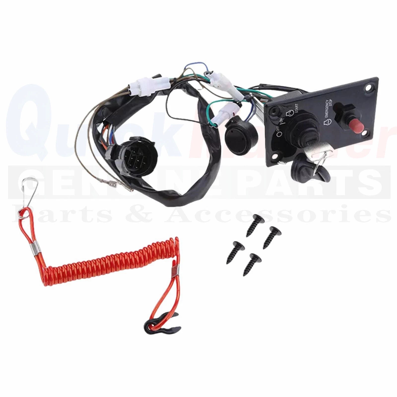Ignition Key Switch Panel for Suzuki Outboard (37100-96J24)