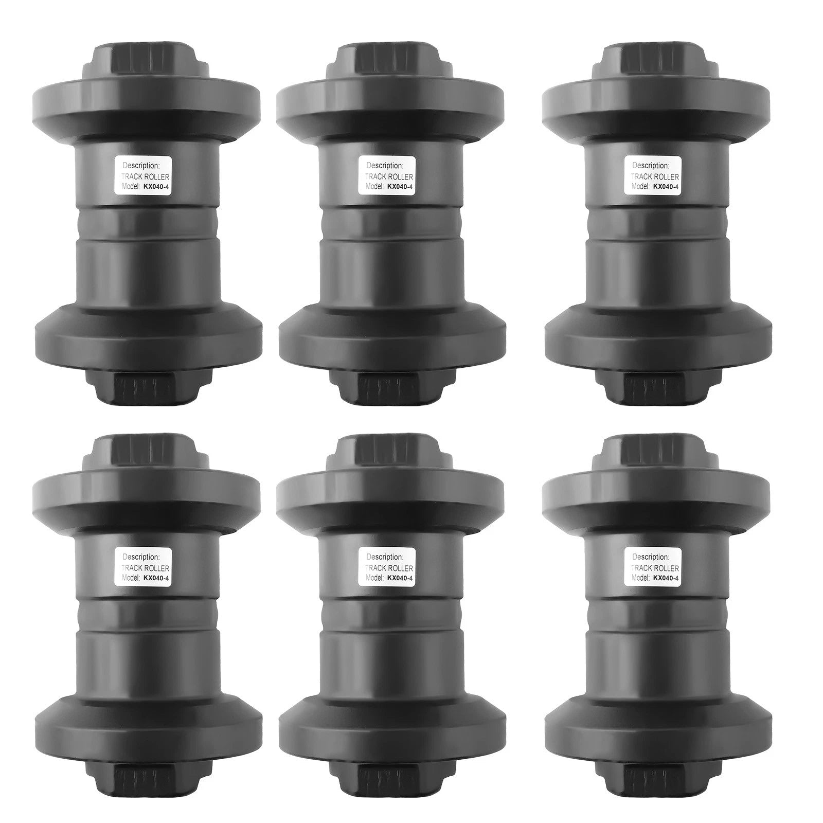 6 Bottom Rollers for Kubota KX121-3 (2005-2015) Mini Excavator