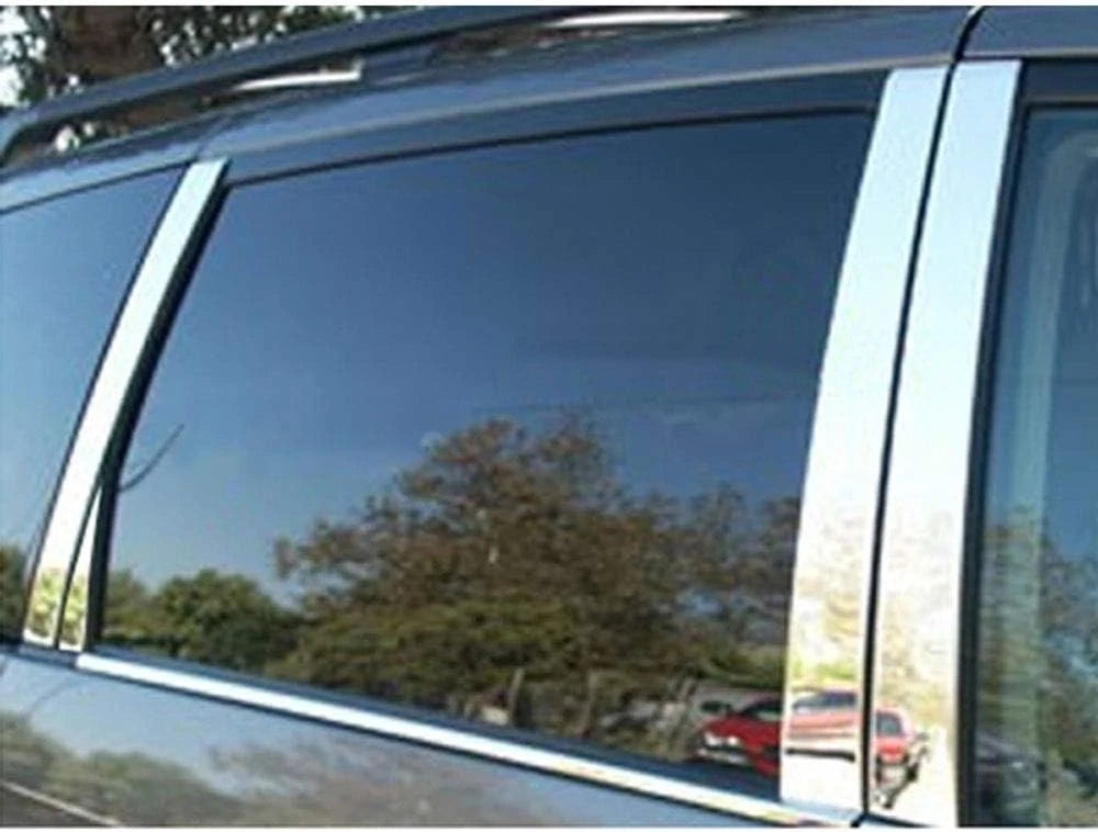 8pc. Luxury FX Stainless Steel Pillar Posts w/Triangles for 04-10 Toyota Sienna