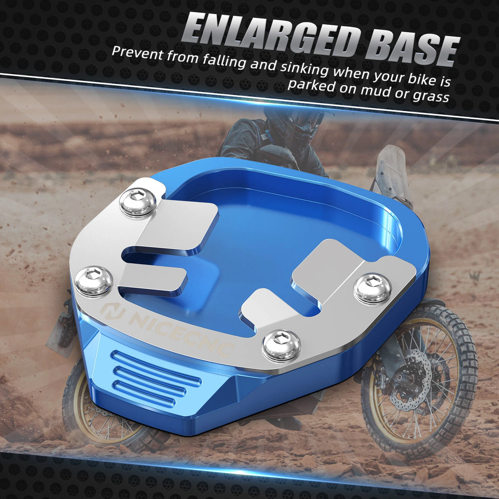 Kickstand Side Stand Plate Extension Pad for Yamaha Tenere 700 (2019–2023)