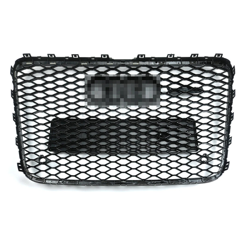 Front Bumper Radiator Vent Mesh Grille for Audi Q7 (2005–2015) Gloss Black