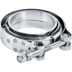 2.5" Stainless Steel V-Band Turbo Pipe Exhaust Clamp for Universal (All Years)