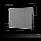 Aluminum Replacement Radiator for Cadillac CTS (2009–2015) DPI 13285