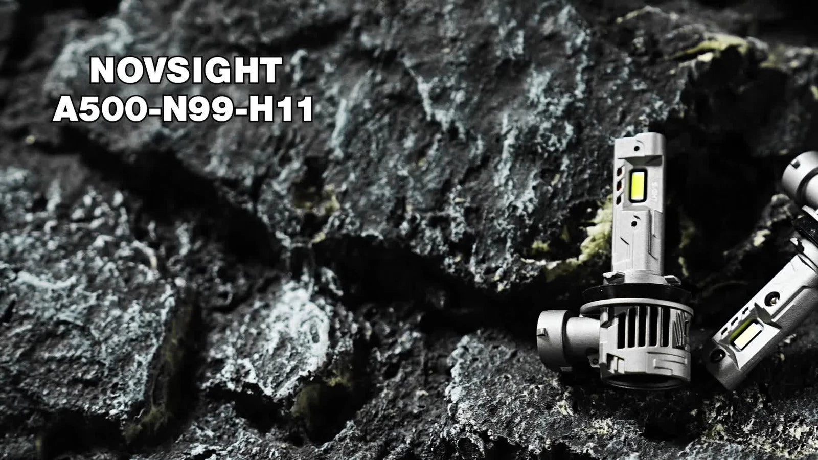 2X H11 H8 LED Headlight Conversion Bulbs for NOVSIGHT (6500K, 24000LM)