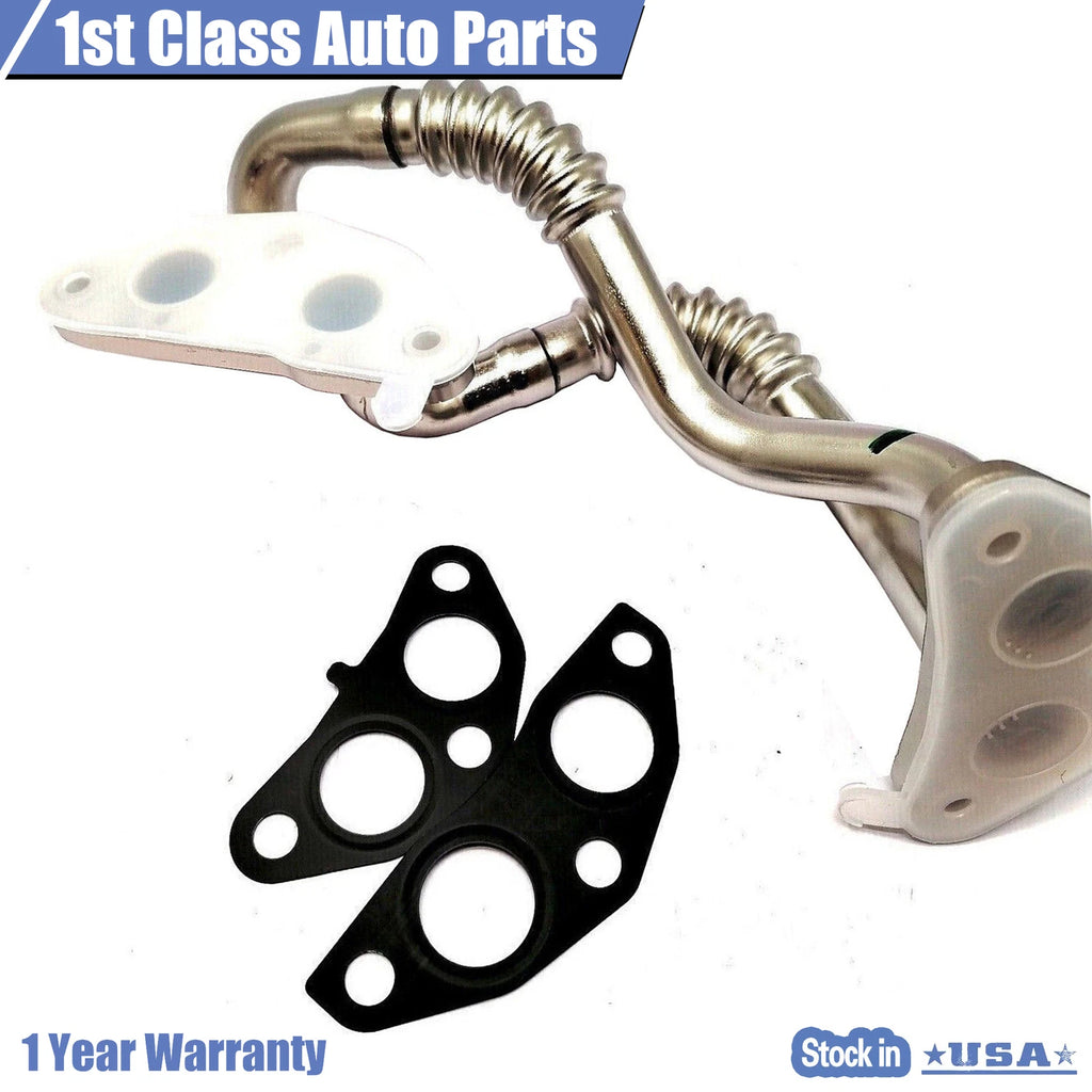 Engine Oil Cooler Pipe w/ Gasket for Toyota Highlander Sienna Venza (2007–2019)