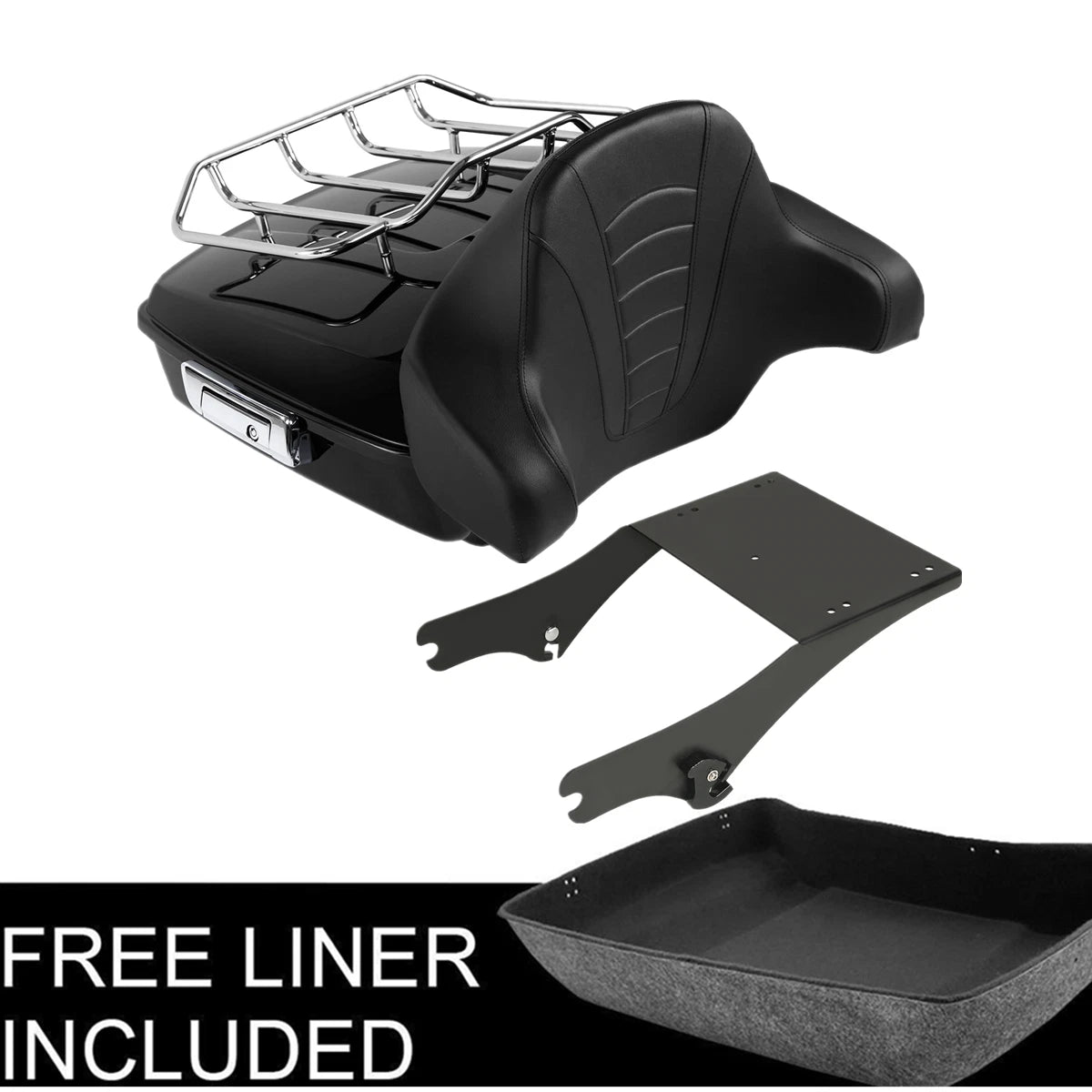 Trunk Pad Mount Rack for Harley Touring Road King (1997–2008)