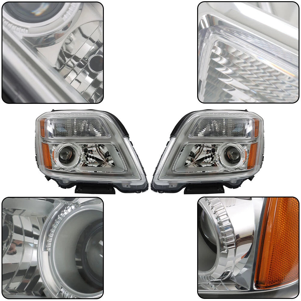 Headlight Assembly for GMC Terrain (2016–2017) Halogen Clear