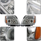 Headlight Assembly for GMC Terrain (2016–2017) Halogen Clear