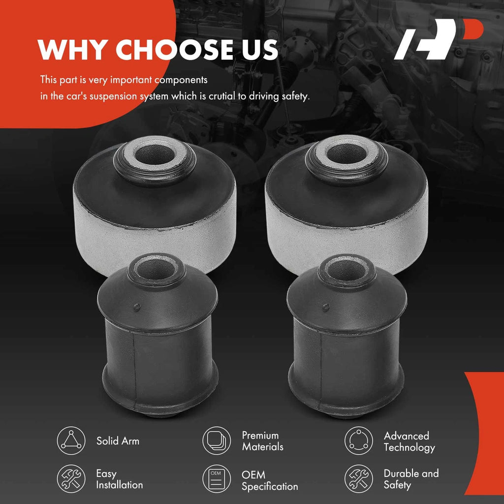 Set of 4 Front Lower Control Arm Bushings for Chevrolet Malibu (1997–2003)