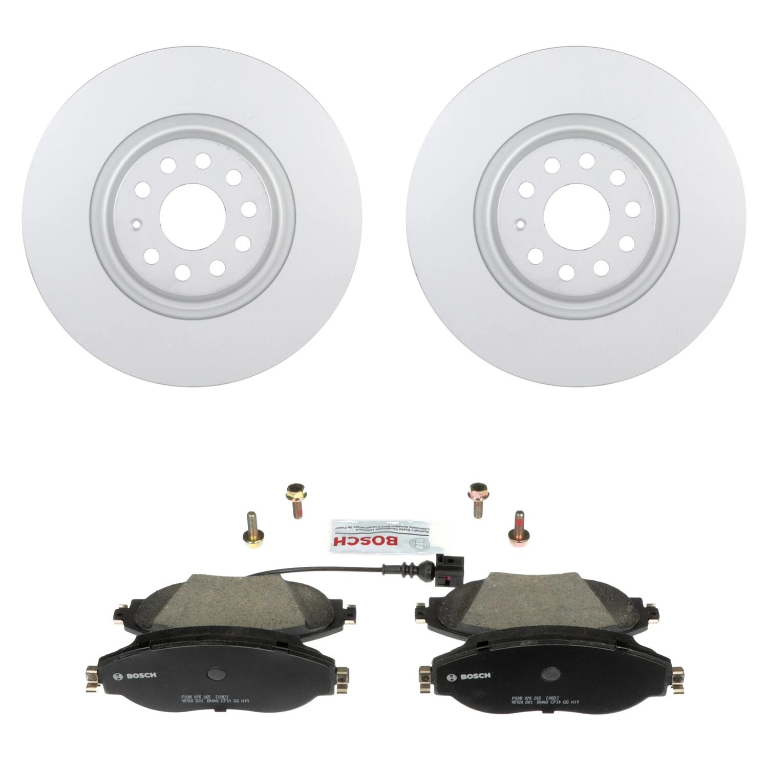Set of 4 Bosch Quietcast Ceramic Disc Brake Pads for VW Golf R GTI (2015–2021)