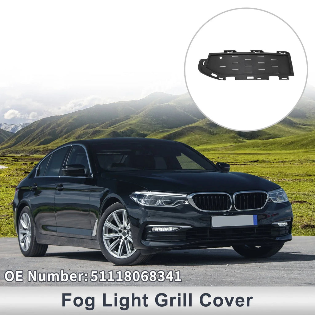Car Front Left Fog Light Grill for BMW 5 Series (2018-2020)