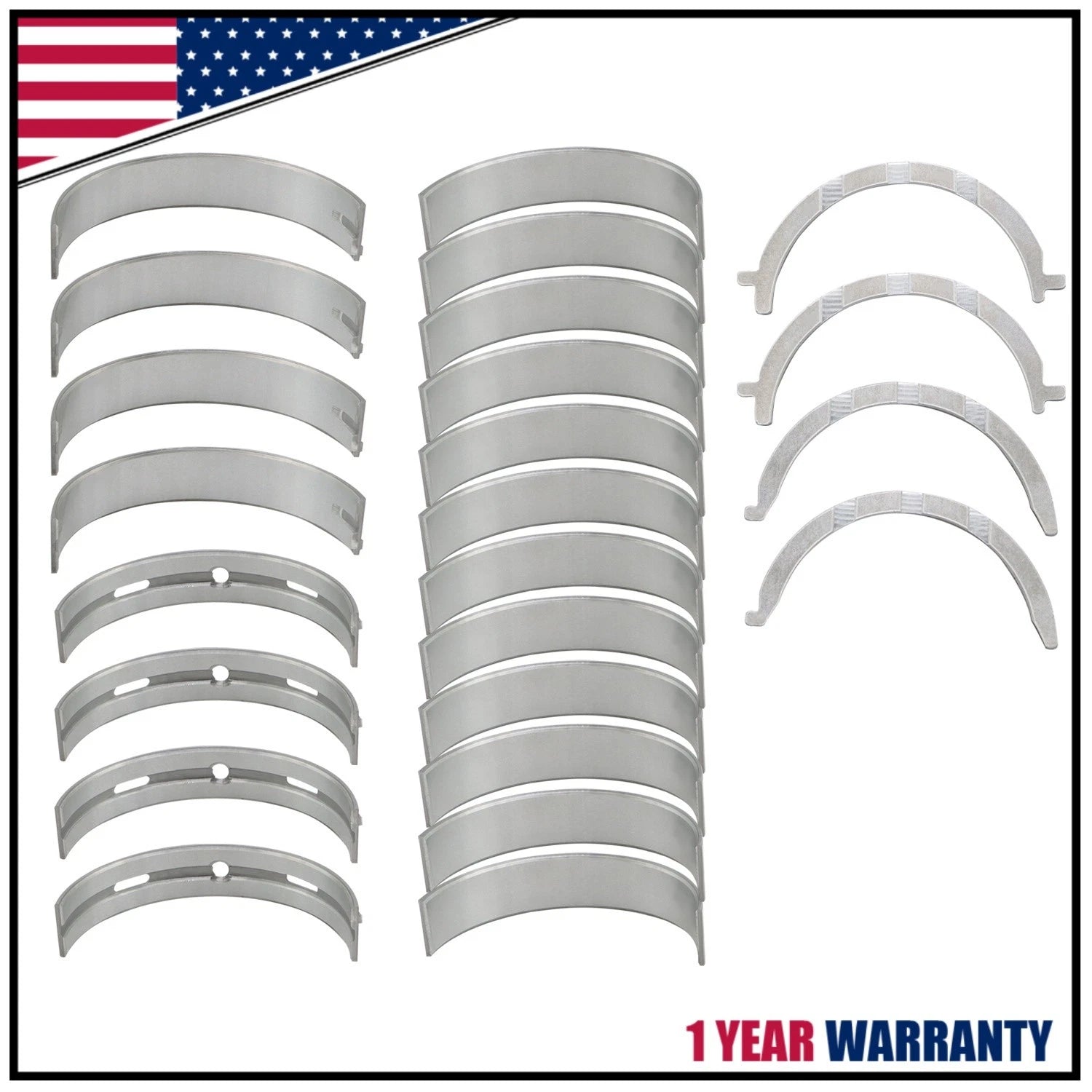 Crankshaft Thrust Con Rod Bearings for Ram 1500, Jeep WK2 3.0 EcoDiesel (2014–2018)