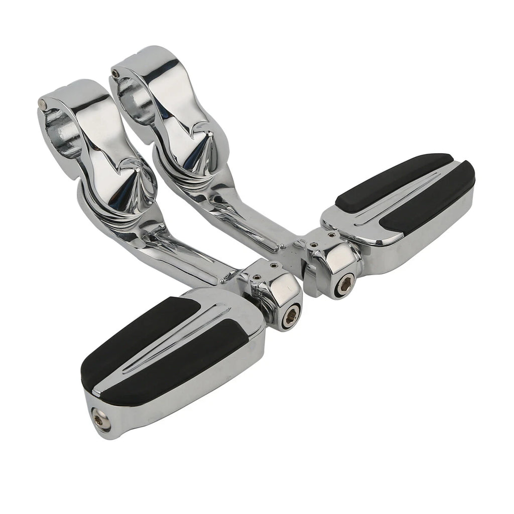 Adjustable Highway Bar Footpegs for Harley Touring Glide (2014–2023)