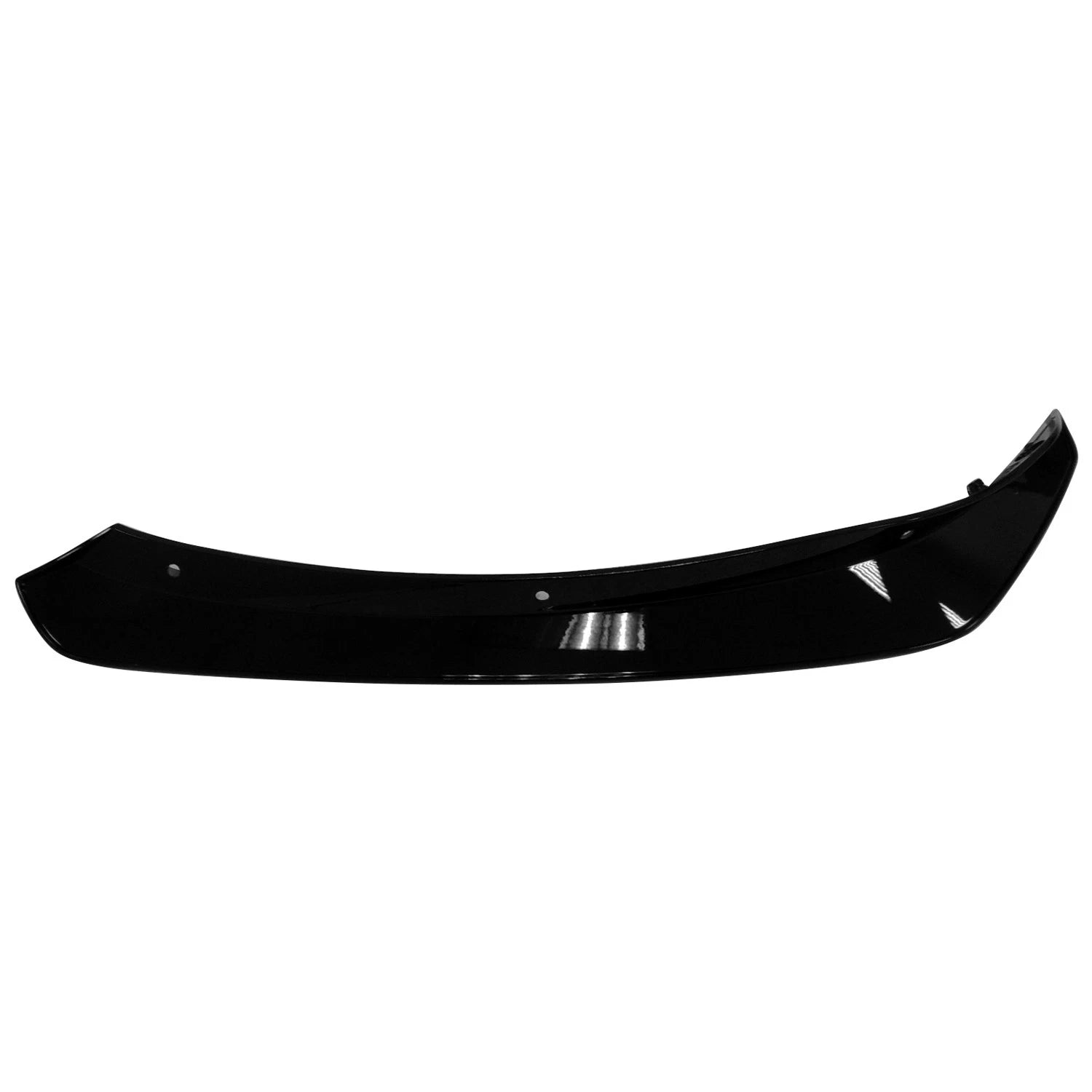 Replacement Black Polypropylene Front Passenger Side Lower Spoiler