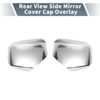 Pair Chrome Plated Rearview Mirror Cover Overlay for Mitsubishi Triton L200 (2006–2023)