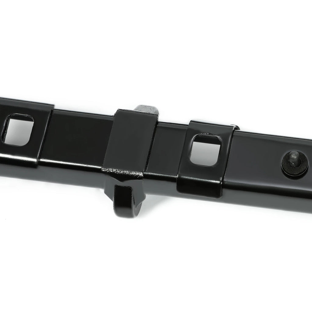 Set of 2 Black Floor Track Brackets for Ford Transit (2015–2024)