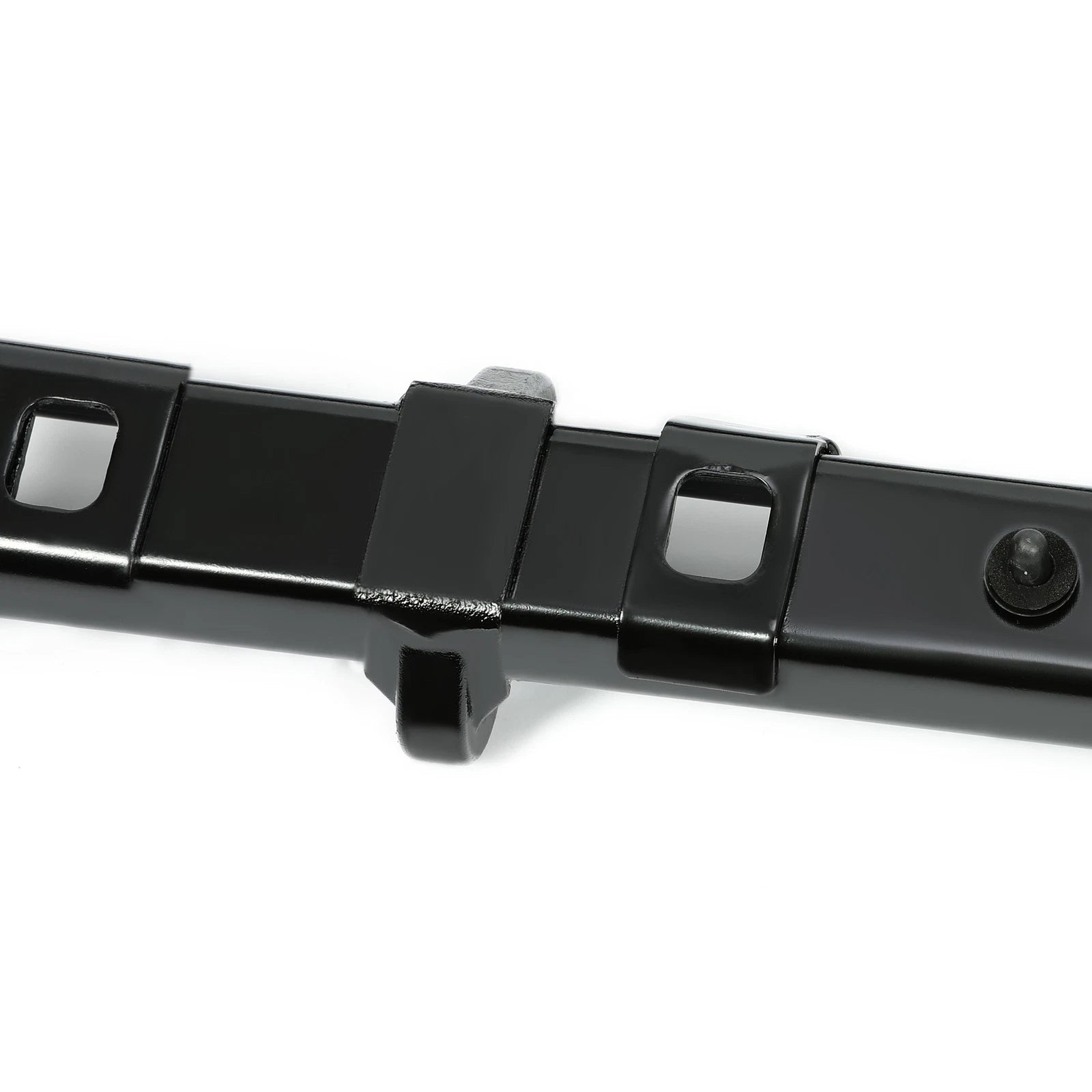 Set of 2 Black Floor Track Brackets for Ford Transit (2015–2024)