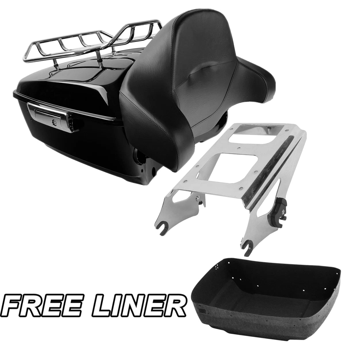Trunk Pad Mount Rack for Harley Street Road Glide (2009–2013)