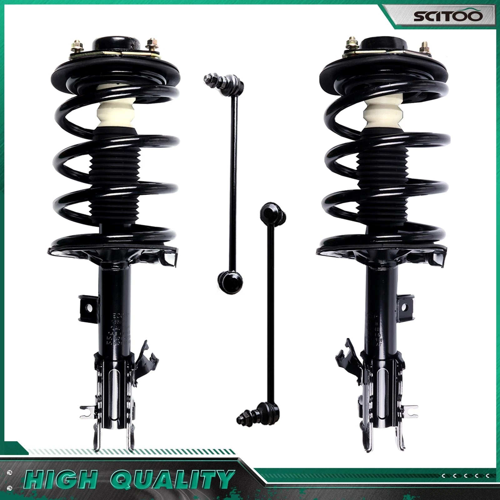 Front Strut & Spring Assemblies Sway Bar Link Kit for Nissan Quest (2004–2009)