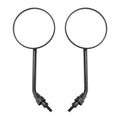 Pair Black Rearview Mirrors M8x1.25 for Simson S50 S51 S53 SR50 KR51