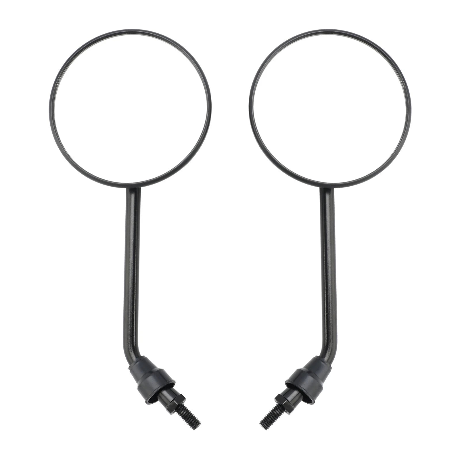 Pair Black Rearview Mirrors M8x1.25 for Simson S50 S51 S53 SR50 KR51