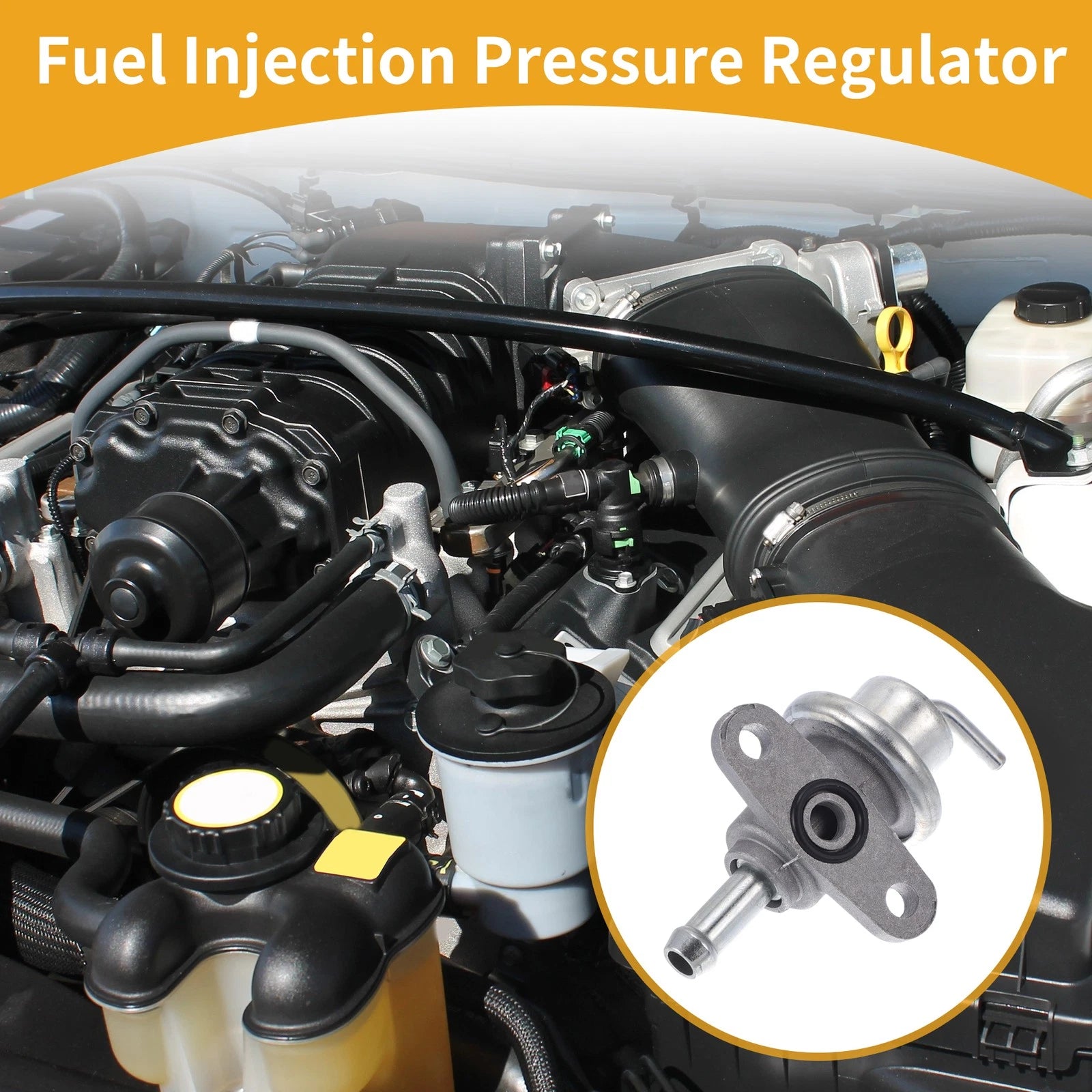 Fuel Pressure Regulator for Honda Accord (1992–1993) No. 16740P14A00 Metal