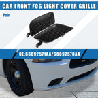 2X Front Left Right Fog Light Grille Cover for Dodge Charger (2011–2014)