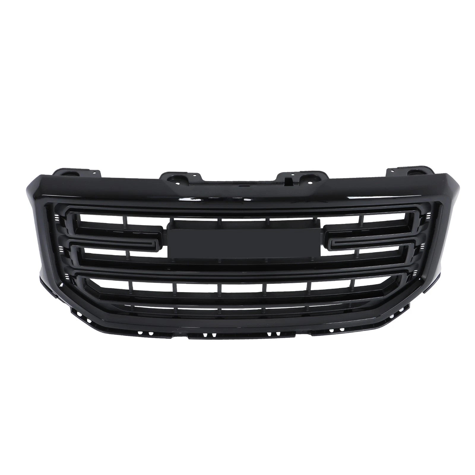 Gloss Black Front Center Mesh Grille for GMC Sierra 1500 (2016–2018)