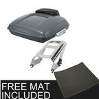 Trunk Pad Mount Rack for Harley Touring (2009–2013) Gunship Gray