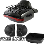 LED Trunk Pad Speakers for Harley Touring CVO (2014–2025)
