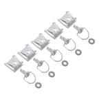 5 Pack D Ring Quick Release Fairing Fasteners for Motorcycle (14mm)