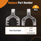2X Muffler Hanger Bracket Kit for Ford Escape (2013–2019)