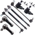 Set of 8 Front Lower Ball Joints & Inner Tie Rod Ends for Chevrolet Equinox (2005–2007)