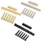 Guitar Nut & Saddle + Bridge Pin Set 31.5mm for Acoustic Guitars (1.24 inch)