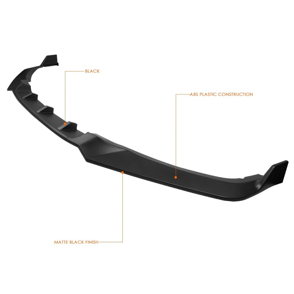 Honeycomb Mesh Front Lower Bumper Grille Frame with LED Ring for Ford Mustang (2015–2017)