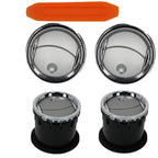 Dash AC Vents Silver for Ford F-150 Lincoln Mark LT (2004–2008) 8L3Z-19893-BA
