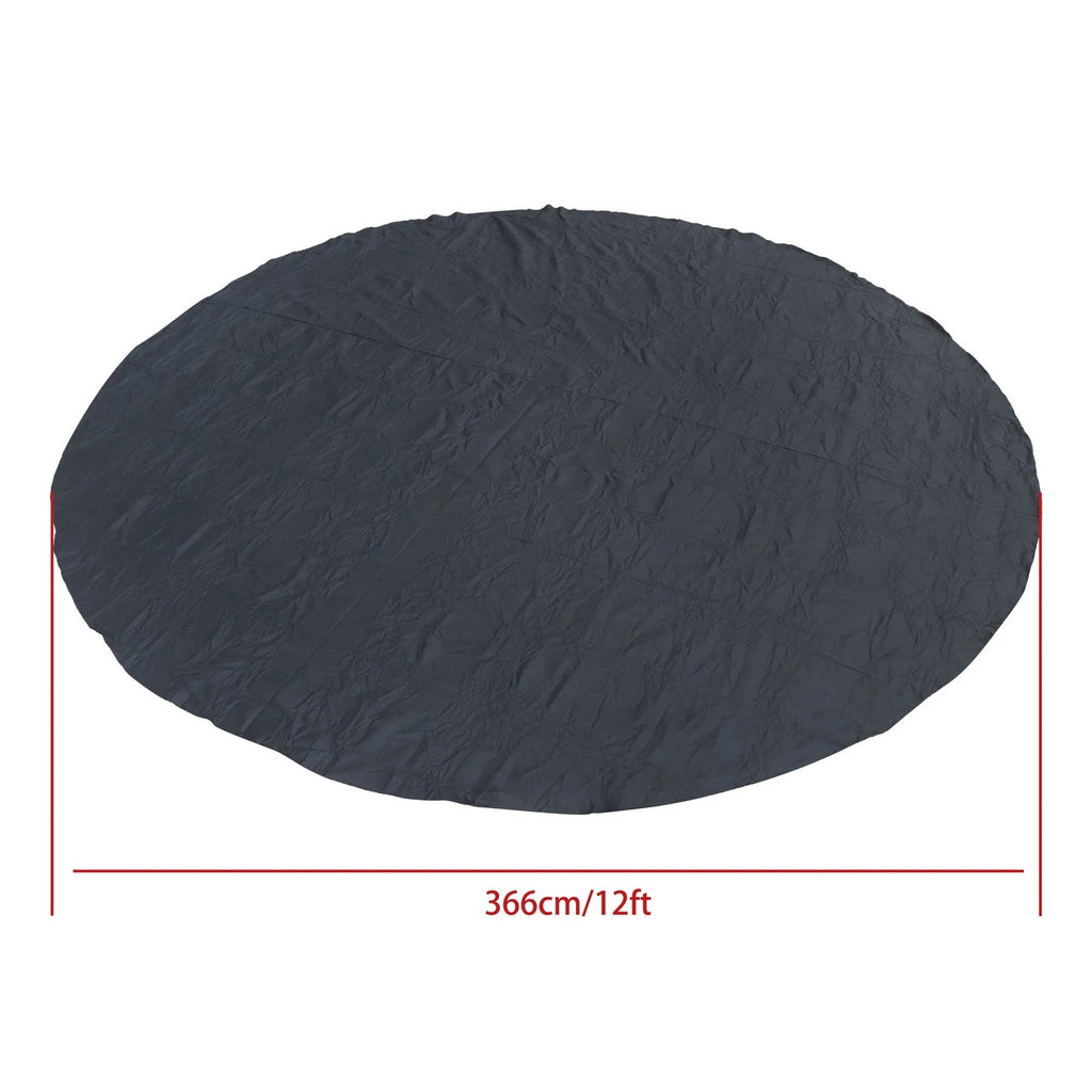 Pool Liner Pad for Above Ground Pools (12ft, Black)
