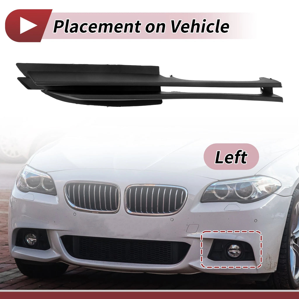 1 Pc Fog Light Grill for BMW 320i (2002–2005) No. 51117032613 Black