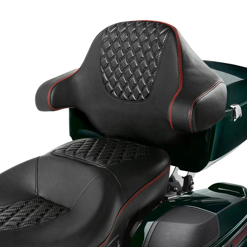 Backrest Pad for Harley Tour Touring Tri Electra Road Glide (2014-2025)